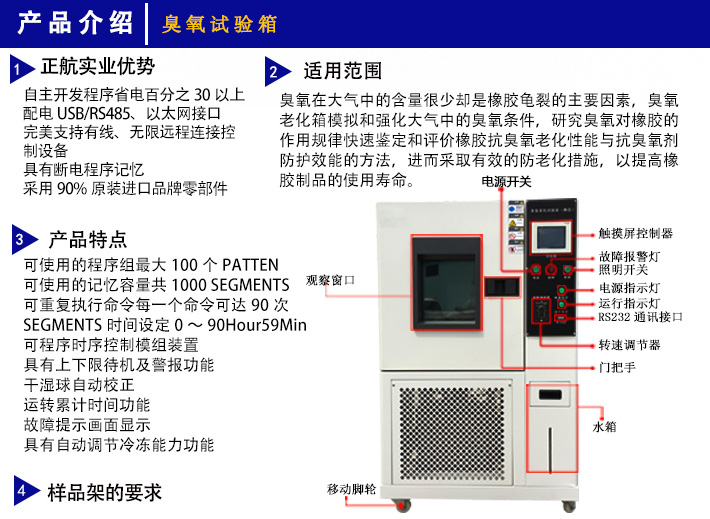了解清楚橡膠臭氧老化試驗箱產品特點再買也不遲